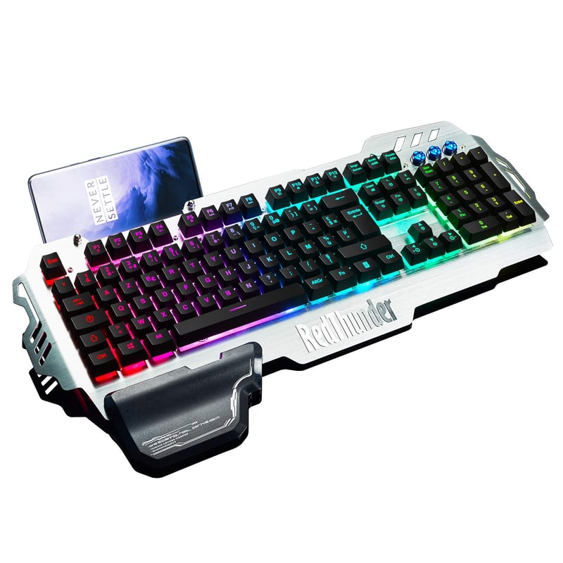 Polomechanická herná klávesnica RedThunder K900 - rozloženie FR, RGB podsvietenie