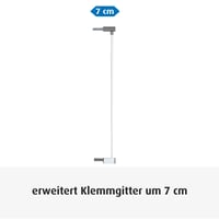 Predĺženie bezpečnostnej zábrany Reer 46901, 7 cm, biele, pre zábrany s upevnením pomocou tlaku 2
