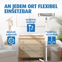 Reer EasyHeat Flex pelenkázóasztal lámpa talppal - kompakt design, csecsemőknek 4