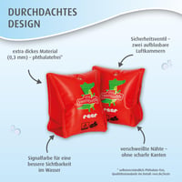 Plávacie rukávy Reer myswimbuddy pre bábätká a malé deti – extra mäkká textilná vložka, bezpečné učenie plávania, 11 – 30 kg 3