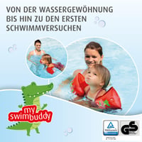 Plávacie rukávy Reer myswimbuddy pre bábätká a malé deti – extra mäkká textilná vložka, bezpečné učenie plávania, 11 – 30 kg 4