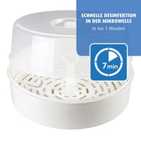 Sterilizator cu microunde Reer VapoStar pentru 4 biberoane - Sterilizator cu aburi pentru microunde pentru biberoane 3