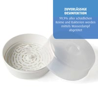 Sterilizator cu microunde Reer VapoStar pentru 4 biberoane - Sterilizator cu aburi pentru microunde pentru biberoane 4