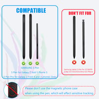 Náhradné hroty z titánovej zliatiny REEYEAR pre Samsung Galaxy Z Fold 3/4 S Pen a S Pen Pro, odolné voči opotrebovaniu, tenký hrot, 2 ks 4