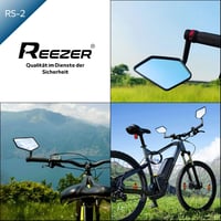 Reezer Kerékpár Visszapillantó Tükör Pár - 360° Állítható, Robusztus, 15-20mm Kormányvégre, Elektromos Kerékpárhoz és Rollerhez 6