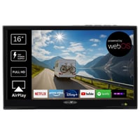 Televizor Smart LED Reflexion LEDW16IBT 16 inch Full HD 12V/24V Bluetooth WiFi – Televizor pentru camping, rulote, autorulote, bărci și camioane, HDMI USB CI+ VESA 1