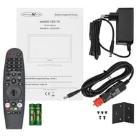Televizor Smart LED Reflexion LEDW16IBT 16 inch Full HD 12V/24V Bluetooth WiFi – Televizor pentru camping, rulote, autorulote, bărci și camioane, HDMI USB CI+ VESA 4