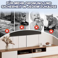 REFLYING Canal cablu siliconic autoadeziv 10x10 mm alb, 5 m, organizator de cabluri cu fixare pe perete pentru TV și birou, capacitate 1-2 cabluri 6