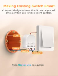 Refoss Mini WLAN okos relé 10A Home Assistant Alexa Google kompatibilis 2