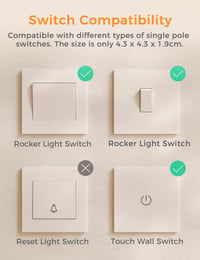 Refoss Mini WLAN okos relé 10A Home Assistant Alexa Google kompatibilis 9