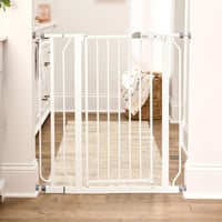 Detská bezpečnostná zábrana Regalo Easy Step s tlakovým upevnením a rozširujúcou sadou 104 cm 8