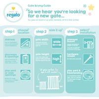 Detská bezpečnostná zábrana Regalo Easy Step s tlakovým upevnením a rozširujúcou sadou 104 cm 10