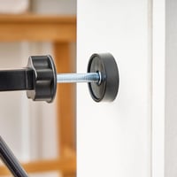 Detská bezpečnostná zábrana na dvere a schody Regalo Easy Step 73,6 – 95,5 cm, čierna, montáž tlakom, s nadstavcom pre bábätká, malé deti a zvieratá 6