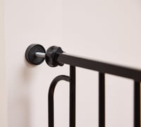 Regalo Safety Extra Wide sigurnosna vrata za djecu za vrata i stepenice, 73,6-122 cm, bijela, montaža pod pritiskom, s proširenjima, za bebe i malu djecu 3