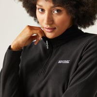 Pulover fleece pentru femei Regatta Sweethart, strat intermediar cu protecție anti-scămoșare și fermoar 1/2 3