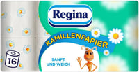Regina Kamilla 3 rétegű toalettpapír 16 tekercs, 150 lap, puha és kíméletes - 16 pieces (pack of 1), White/Opulent Garden 1