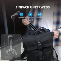 Baston reglabil cu patru picioare Rehand, mâner ergonomic - mov 5