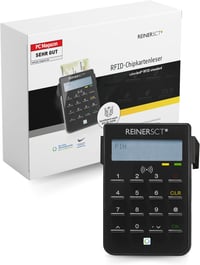 REINER cyberJack RFID chipkártya olvasó USB 2.0 csatlakozóval - black 1