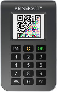 REINER SCT tanJack Photo QR chipTAN generátor online bankoláshoz 1