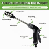 Vysokotlaková pištoľ na záhradnú hadicu Reiteag Jetteryx, tryska Jetterix Turbo Wash, tlakový čistič Power Jet na akúkoľvek záhradnú hadicu 6