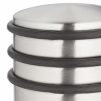 Opritor de ușă Relaxdays din oțel inoxidabil, set de 4 bucăți, 7,5 x 7 cm, argintiu-negru 6