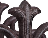 Relaxdays Antik Stílusú Kerti Pergola Fali Tartó Öntöttvas 36 cm Sötétbarna - Dark Brown 7