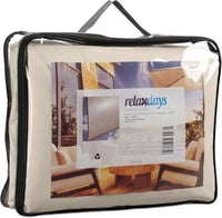 Relaxdays Árnyékoló Vászon 3x4m Vízálló UV Védelem Teraszra Erkélyre Beige - 3 x 4 m, beige 9