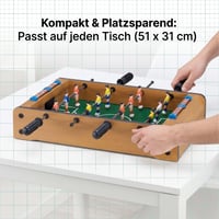 Stolný futbal Relaxdays pre deti — chybný, čiastočne funkčný: jedna rukoväť je zlomená (stav: pozri 2. obrázok) 7