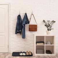 Tavă pentru încălțăminte Relaxdays XL, 3x60x40 cm, suprafață profilată, pentru hol, dulap, mașină, negru 5