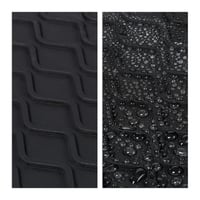 Tavă pentru încălțăminte Relaxdays XL, 3x60x40 cm, suprafață profilată, pentru hol, dulap, mașină, negru 6