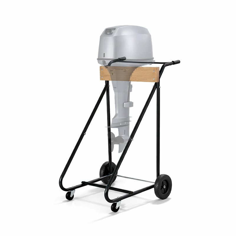 Stand Motor Barcă Relaxdays pentru Depozitare și Transport, Negru