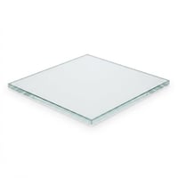 Relaxdays Edzett ESG Üveglap Asztalhoz és Kandallóhoz, Átlátszó Üveg Asztallap, Különböző Formák és Méretek 6