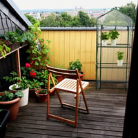 Relaxdays Balkonski staklenik s folijom, 3 razine, PVC folija, čelični okvir, 126 x 59 x 37 cm, crna/prozirna, staklenik za balkon 7