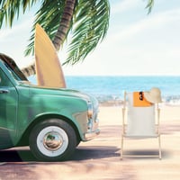Relaxdays drevené ležadlo s textilným poťahom, skladacie a nastaviteľné kreslo na záhradu, pláž, balkón, vo viacerých farbách 2