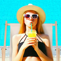 Relaxdays drevené ležadlo s textilným poťahom, skladacie a nastaviteľné kreslo na záhradu, pláž, balkón, vo viacerých farbách 4