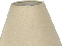 Relaxdays Falilámpa Textil Árnyékolóval Modern Dizájn E27 Foglalattal 32,5x27cm Krém/Fekete 9