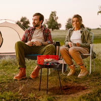 Dračia pikniková súprava: 3× delta šarkan + 1× gril na drevené uhlie 3