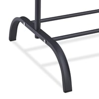 Relaxdays Suport pentru haine din metal cu raft și suport pentru încălțăminte, 144x60x44 cm, negru, pentru dormitor și hol 7