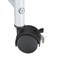 Dulap mobil pentru baie Relaxdays, 4 sertare, metal și plastic, alb 8