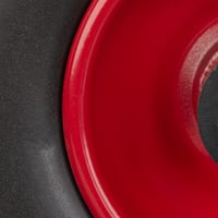 Relaxdays gumiabroncs szett 260x85mm szilárd gumi 100kg terhelhetőség - black/red 6