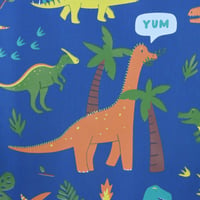 Detská kempingová stolička Relaxdays s motívom dinosaura, 51,5x36x37,5 cm, skladacia pikniková stolička na vonkajšie použitie, farebná 7