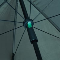 Umbrelă de pescuit Relaxdays cu perete lateral, impermeabilă, mecanism de înclinare, țăruși și geantă, umbrelă-cort pentru pescuit, verde 7