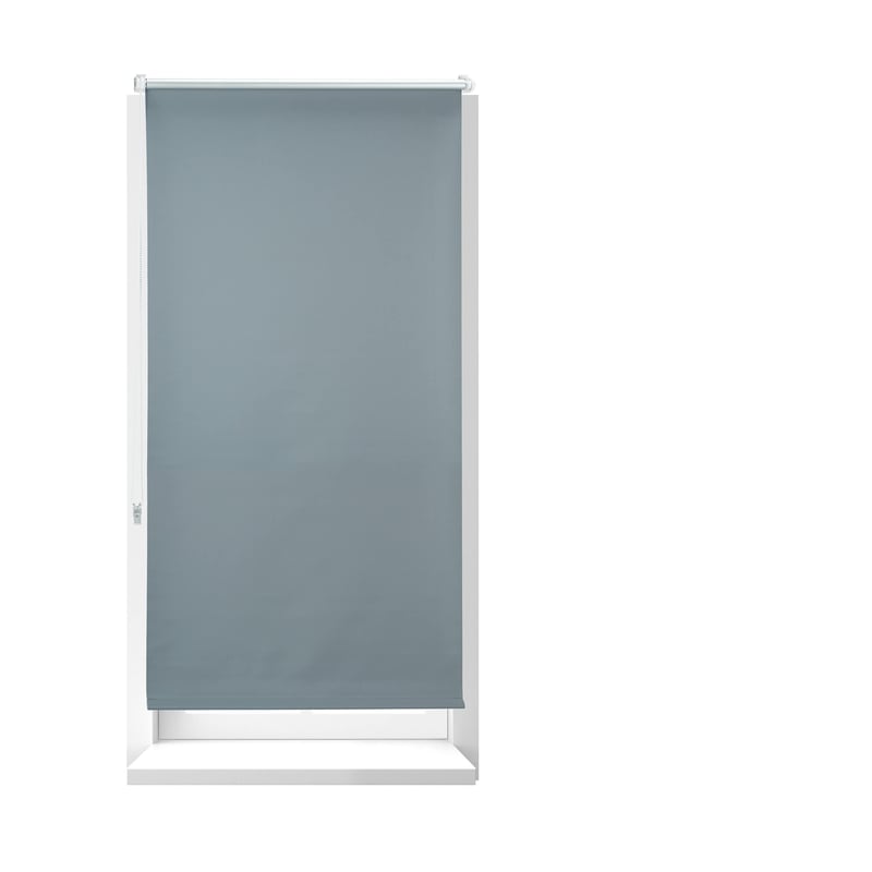 Relaxdays termoizolačná zatemňovacia roleta, montáž bez vŕtania (Klemmfix), retiazkové ovládanie, sivá, 70x210 cm, tepelnoizolačná okenná roleta