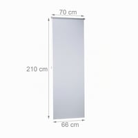 Relaxdays Termoizolačná zatemňovacia roleta, upevnenie Klemmfix bez vŕtania, retiazkový mechanizmus, 70x210 cm, biela – chýba plastový diel (stav: pozri 2. obrázok) 7