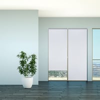 Relaxdays Termoizolačná zatemňovacia roleta, upevnenie Klemmfix bez vŕtania, retiazkový mechanizmus, 70x210 cm, biela – chýba plastový diel (stav: pozri 2. obrázok) 8
