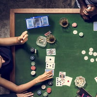 Relaxdays Miešačka kariet na 2 balíčky s ručnou kľukou, pre hracie karty do 91 mm, modrá, plastová, 1 ks 3