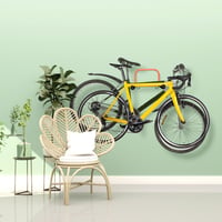 Nástenný držiak na 2 bicykle Relaxdays, skladací, max. 30 kg, 28x47,5x51 cm, čierno-červený 2