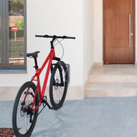 Relaxdays nástenný držiak na bicykle, 2 kusy, oceľový, otočný o 180 stupňov, strieborný 3