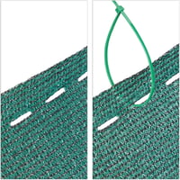 Relaxdays kerítéstakaró zöld HDPE UV-álló szélfogó panelkerítéshez - 2,0 x 10 Meter 7