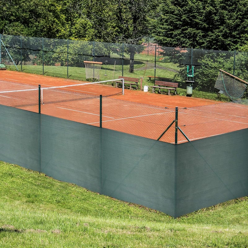 Relaxdays kerítéstakaró zöld HDPE UV-álló szélfogó panelkerítéshez - 2,0 x 10 Meter